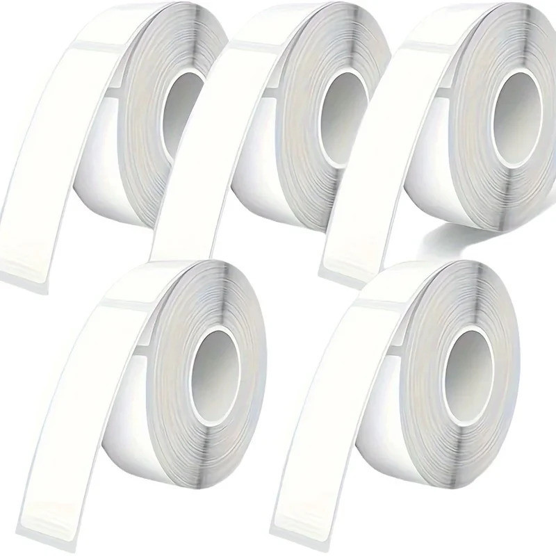 4roll สําหรับ phomemo กาวสําหรับ D30 แบบพกพา thermal label Maker,0.47X1.57 ใน 12X40 มม.