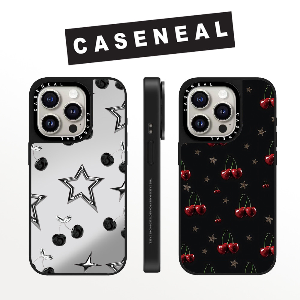 Drop proof CASENEALเคสโทรศัพท์สําหรับiPhone 17ProMax 17pro 17 air 16promax 16 15promax 15 14promax 13 13promax hard Caseน่ารักCherry 12 12PromaxกรณีiPhone 14กรณีคุณภาพสูง