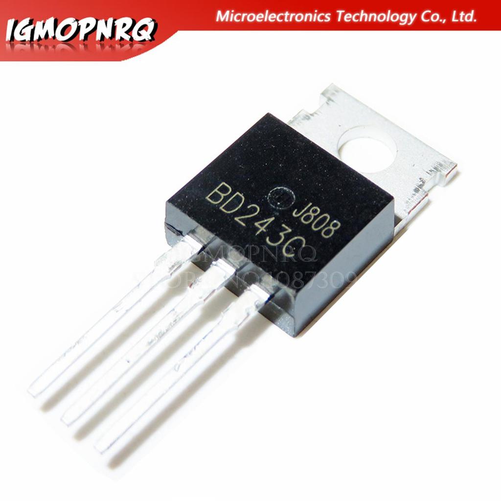 10pcs BD241C BD243C BD244C BD241 BD244 BU220 Bipolar ทรานซิสเตอร์ - BJT NPN วัตถุประสงค์ทั่วไปใหม่เด