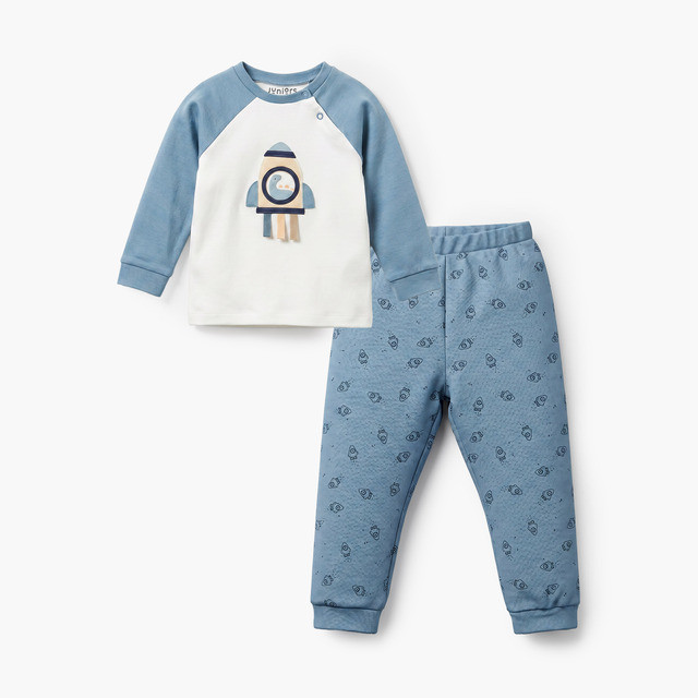 Babyshop Applique Pyjama Set-Space