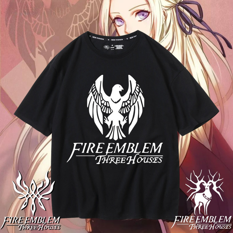 Fire Emblem พิมพ์ Cool แฟชั่นเสื้อยืดเกมญี่ปุ่น Fire Emblem