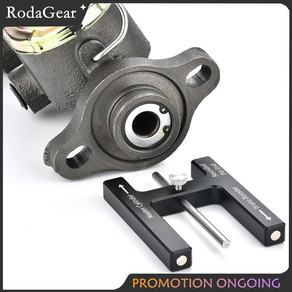 RodaGear บูสเตอร์เบรกเครื่องมือปรับก้านกดพร้อมเกจวัดความยาวกระบอกสูบหลักเข้ากันได้กับบูสเตอร์ส่วนใหญ่ระยะเบรกแบบปรับได้สำหรับเหยียบอลูมิเนียมอัลลอยด์
