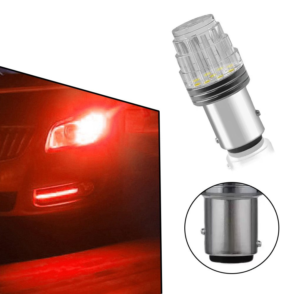 ไฟท้ายไม่กระพริบ/กระพริบ flash มอเตอร์ไซค์ รถยนต์  ขั้วกลม2จุด 1157  (XX178)