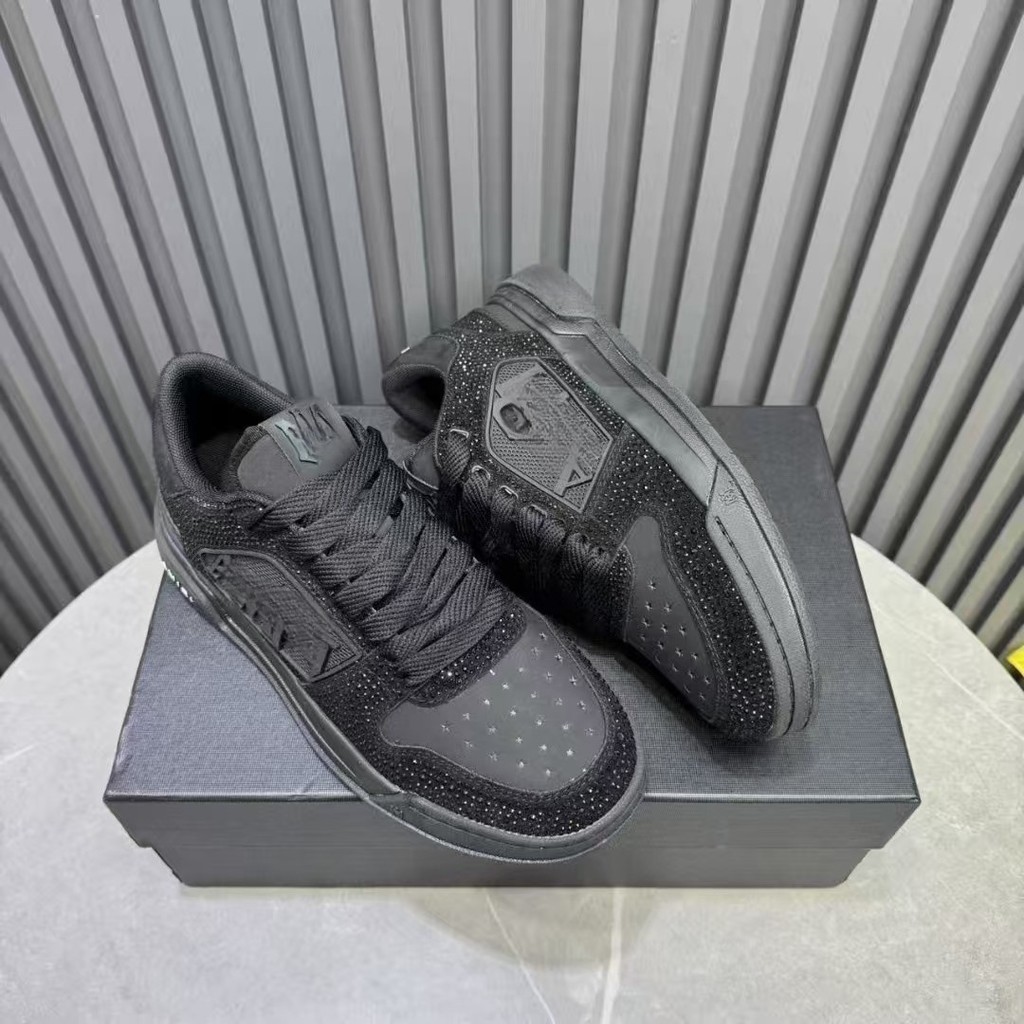 WGJZ AM--I 2025Spring new panda shoes for men and women, color-blocked thick-soled casual shoes, cou