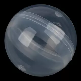 (niangbenaaa) 50 ชิ้นแคปซูลใสของเล่น Ball Tiny รีฟิลคอนเทนเนอร์สําหรับเครื่องหยอดเหรียญหัตถกรรม Party ของขวัญ Paaging ใหม่