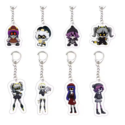 Murder Drones อะนิเมะพวงกุญแจสําหรับอุปกรณ์เสริมกระเป๋า, Murder Drones UZI NJ DOLL จี้อะคริลิค, พวงก