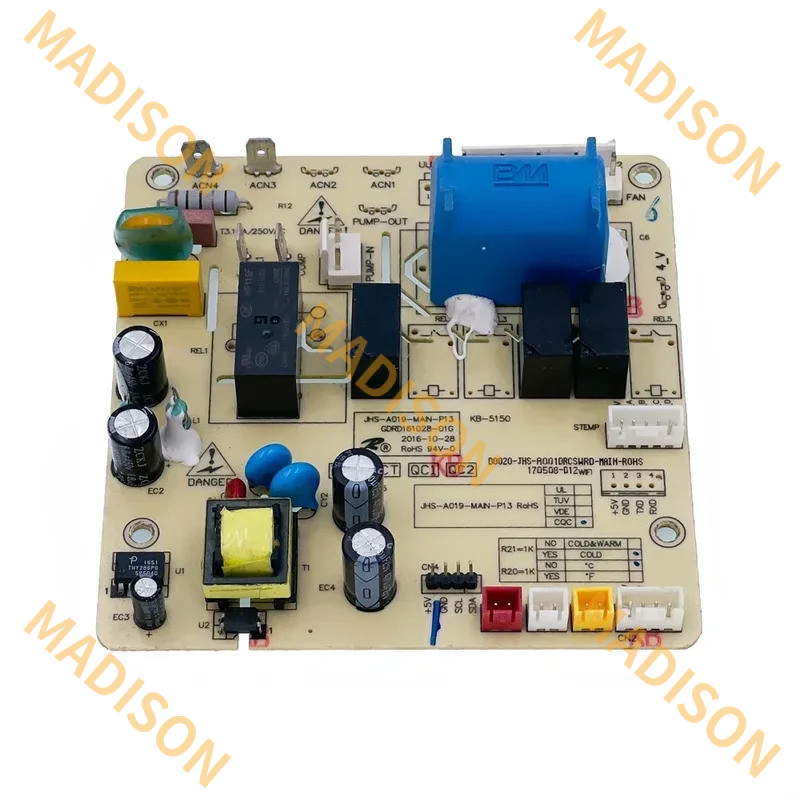 วงจร PCB A012A JHS-A019-MAN-P13 1 ชิ้น GDRD161028-01กบอร์ดควบคุมสําหรับชิ้นส่วนเครื่องปรับอากาศแบบพกพา