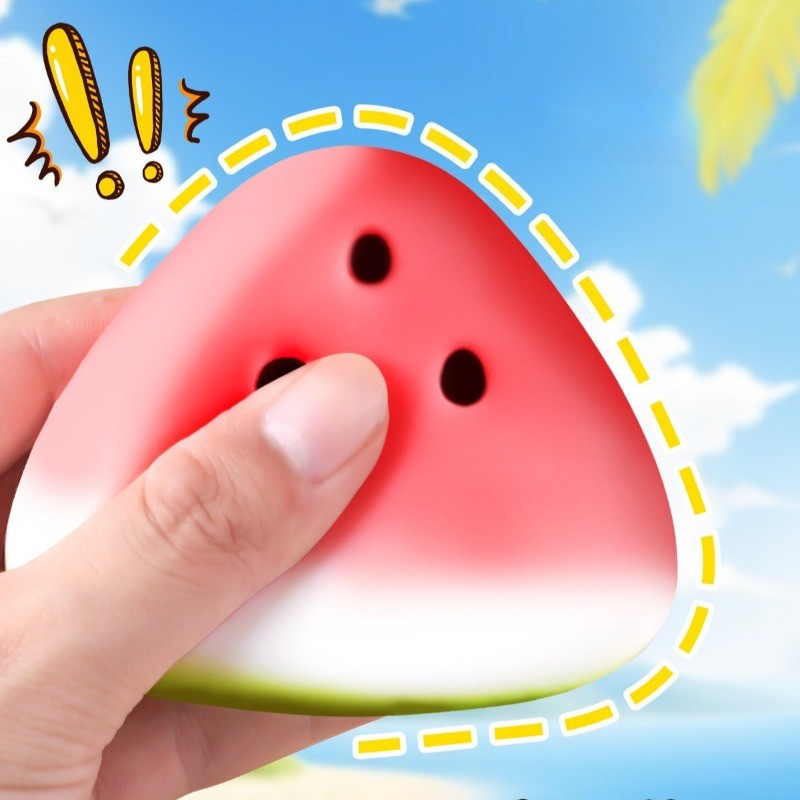 Anti-stress Squishy ของเล่นแตงโมช้า Rising Fidget รูปที่ 5