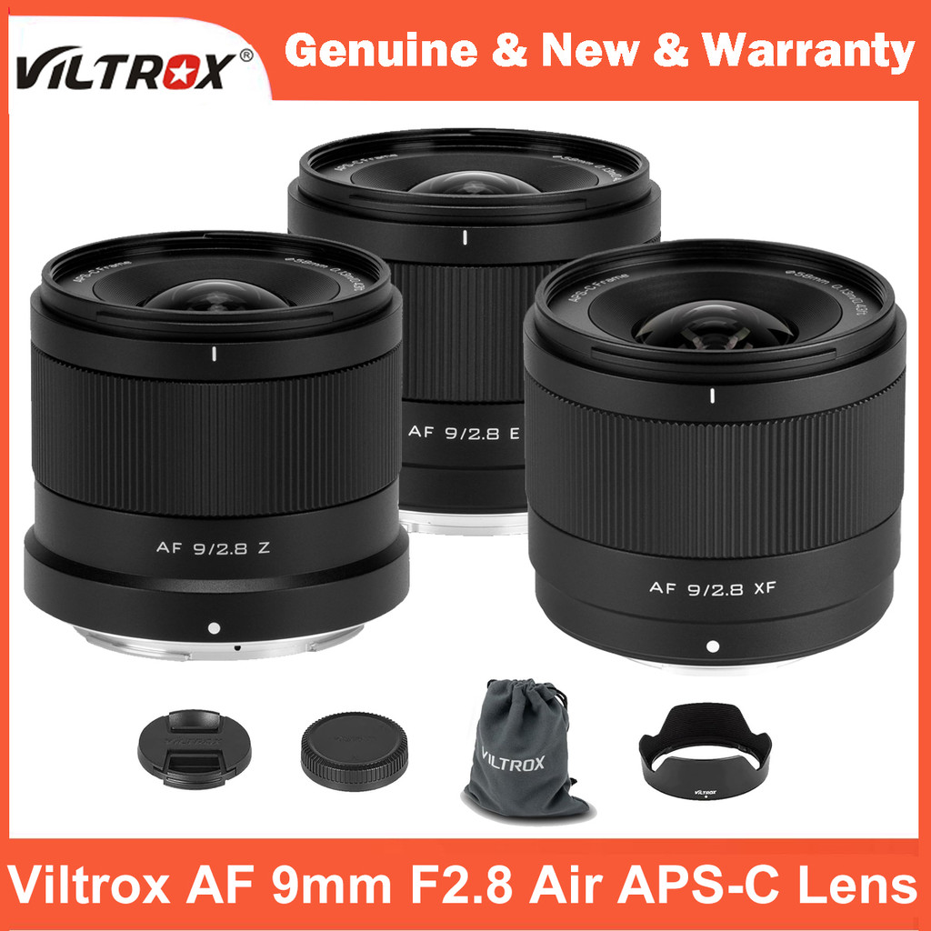 Viltrox 9 มม.F2.8 Air Auto Focus เลนส์ APS-C กว้างพิเศษสําหรับ Sony E-Mount ZV-E10II A6400 Nikon Z-M