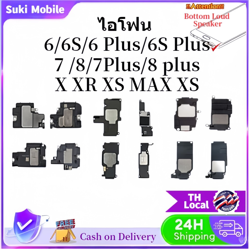 ลำโพงกระดิ่ง ใช้กับ 6 / 6S / 6 Plus / 6S Plus 7 Plus 8 plus X XR XS MAX XS ลำโพงฟังเพลง สินค้าพร้อมส่ง จัดส่งของทุกวัน