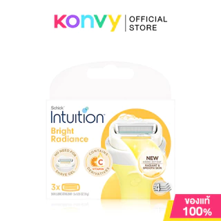 Schick Intuition Refill 40g ชิค ใบมีดโกนรีฟิล มาพร้อมสบู่ในตัว (Aloe/Cocoa Butter/Lemon Berry)