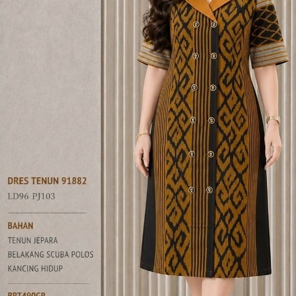 WOVEN DRESS 91882 490GRAM 145.0