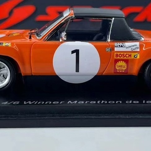 Spark 1: 43 Porsche 914/6 Newbergrin 86 ชั่วโมง Endurance Championship Car Model Decorative Gift