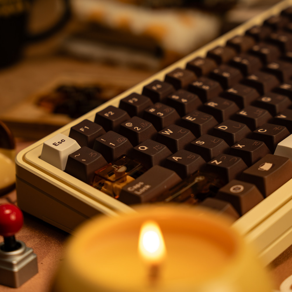 Coffee Master V2 ปุ่มหมวก Enrong Wu 30 ความสูงเดิม 1.7 เพลาแม่เหล็ก EV63wootingATK Gaming