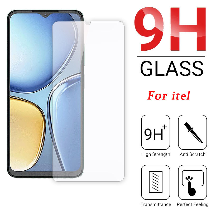 ฟิล์มกระจกนิรภัย กันรอยหน้าจอ สำหรับ itel P65 P55 P40 P38 S25 S24 S23 S18 A200 A100 TS Pro A100C A90