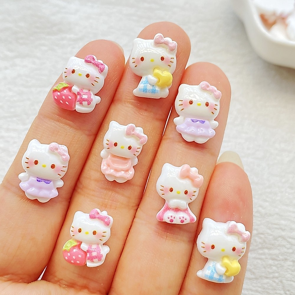 30pcs เรซิ่นน่ารัก Mini สีการ์ตูนกระต่าย/puppy/tiger แบนกลับ Rhinestone DIY งานแต่งงานสมุดภาพตกแต่งคริสต์มาสหัตถกรรม