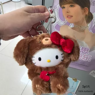 ของแท้ Hello Kitty Puppy Party Series เครื่องประดับกล่องลึกลับตุ๊กตา Zhao Lu สไตล์เดียวกัน