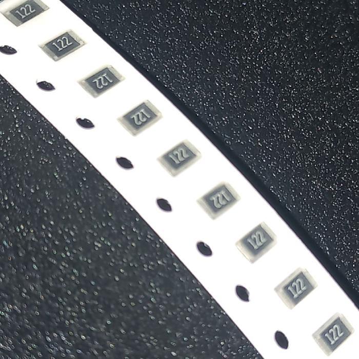 SMD 1206 1k2 1/4w Resistor original yageo taiwan รหัส 1201 / 122 1.2k 1.2 k r โอห์ม 1.2 กิโล 1/4 วัต