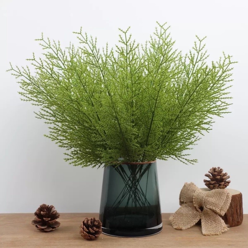 CHRISTMAS PINE กิ่งสนประดิษฐ์ กิ่งสนปลอม กิ่งสนประดับคริสต์มาส กิ่งไม้ประดิษฐ์ กิ่งเบอร์รี่