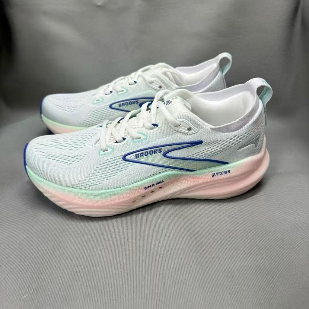 รองเท้าผ้าใบ BROOKS/BROOKS รองเท้าผู้หญิงสไตล์ใหม่ GIycerin22 Glycerin 22 รองเท้าวิ่งกันกระแทกยืดหยุ
