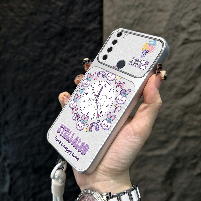 สําหรับ Redmi 9 หมายเหตุ 8 8 pro ออกแบบใหม่กลับหนังเนื้อกันกระแทกเคสโทรศัพท์ Unisex แหวน-TP-DT-SZTUZ