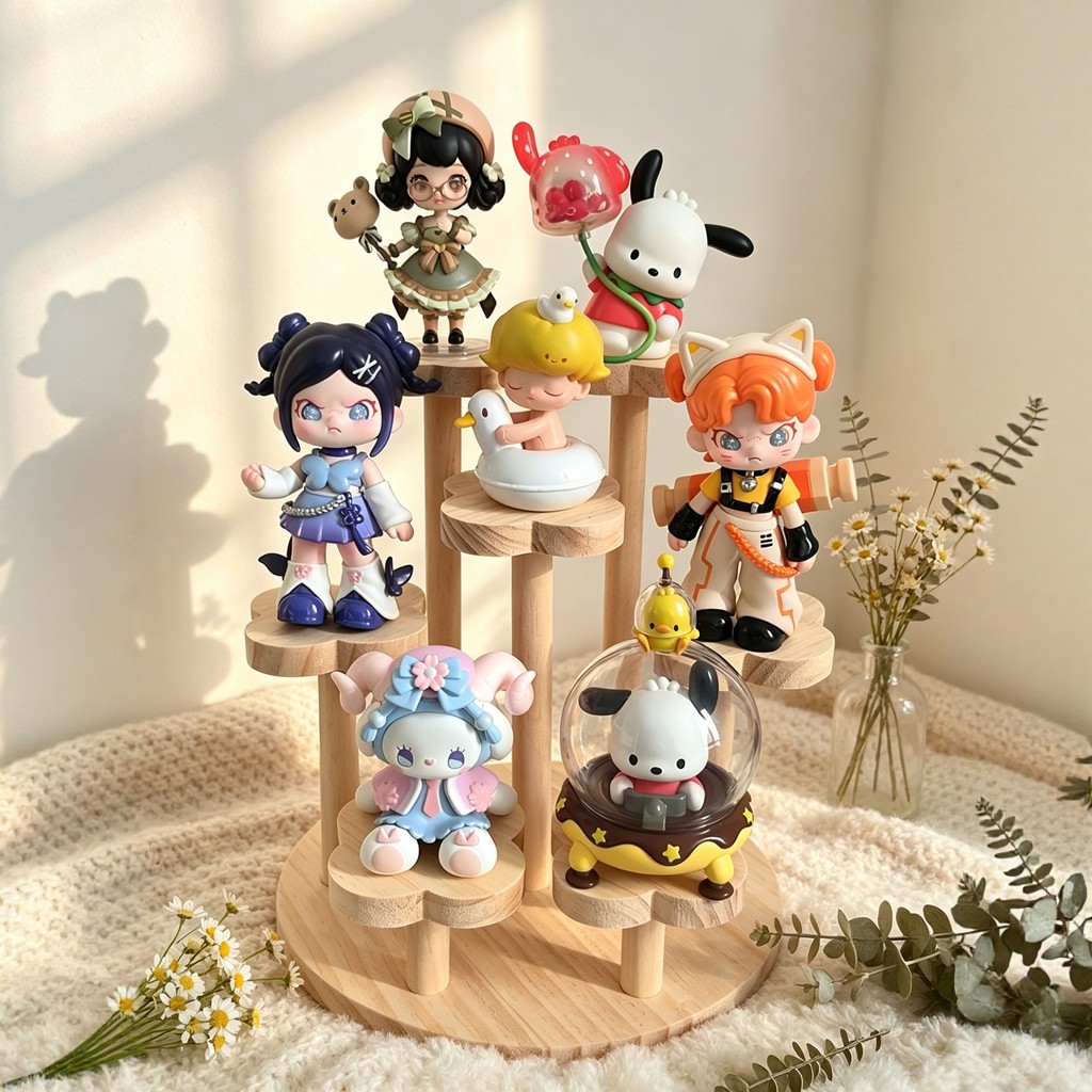 DORA DORA No Taboo Series Mystery Box Figure Storage Display Stand Dream Butterfly Doll Storage Rack