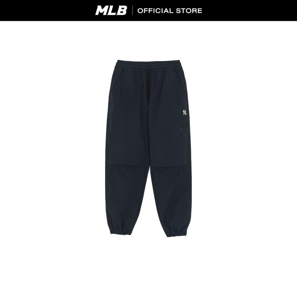MLB กางเกงขายาว ยูนิเซ็กซ์ Gorpcore Cargo Loose Jogger Pants รุ่น 3AWPB0261 50BKS สีดำ
