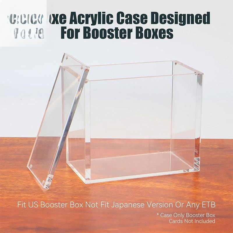 FOURSUN Booster Box อะคริลิคป้องกัน 8 มม. + 4 มม.อะคริลิคใส 5 มม.ปิดแม่เหล็ก Easy Top Loadpatible TH