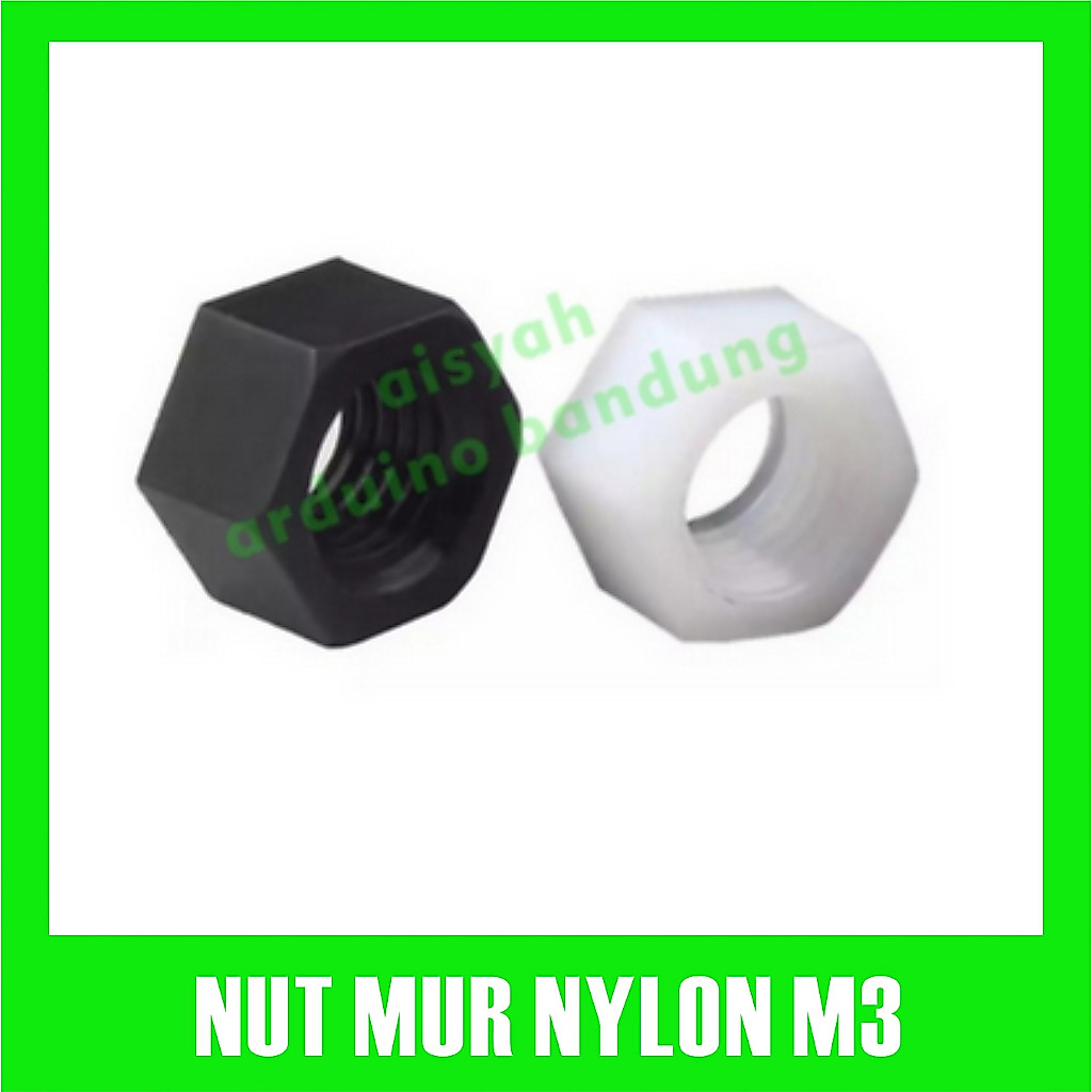 Nut Nylon M3 Pillar Spacer PCB M3 Standoff Nut M3 mm Nylon