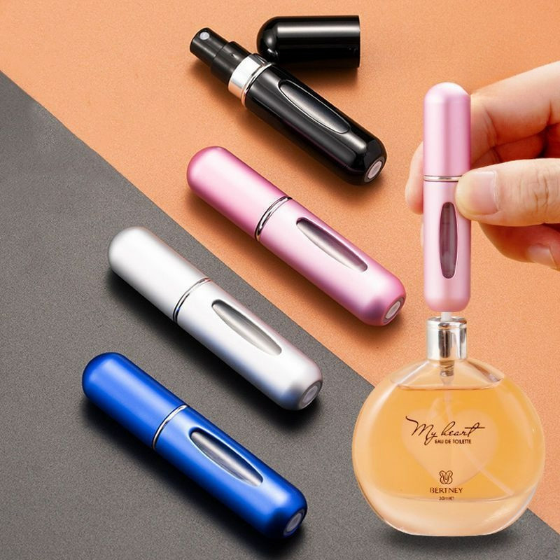 ขวดแบ่งน้ำหอม  5ml ปั้มเติมก้นขวด ขวดใส่น้ำหอม ใส่น้ำหอม สำหรับเติมแบบปั้ม(พร้อมส่งค่ะ)