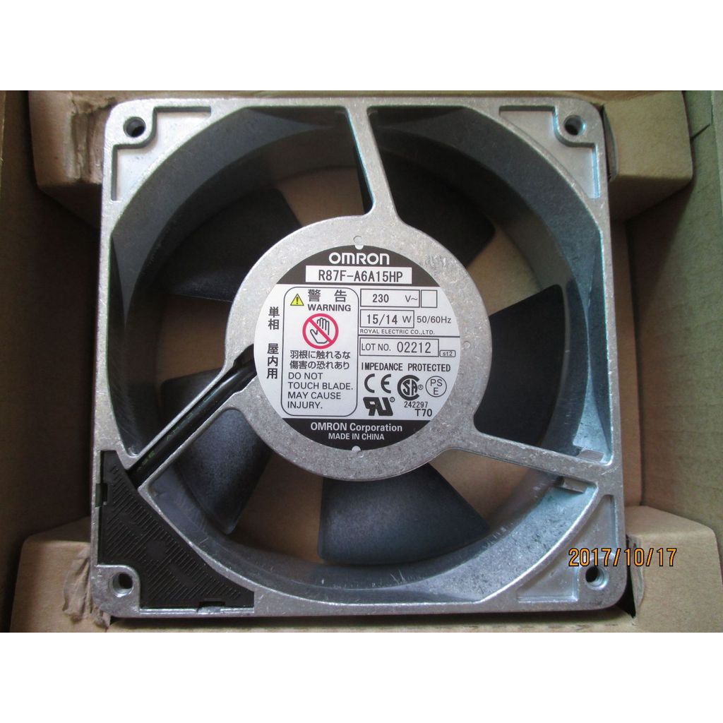 Original OMRON OMRON R87F-A4A/A6A15HP 12CM 12038 พัดลมระบายความร้อน 200V/220V