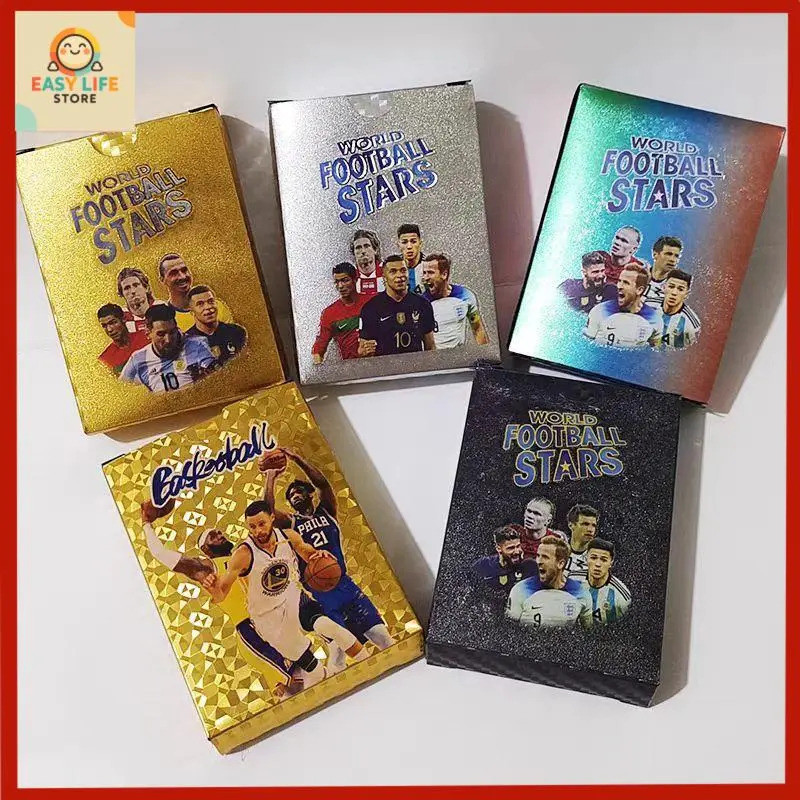 54PCS ฟุตบอล COD Stars Gold Card Premier League LLORIS RONALDO KANTE Footballer การ์ดเวอร์ชันภาษาอัง