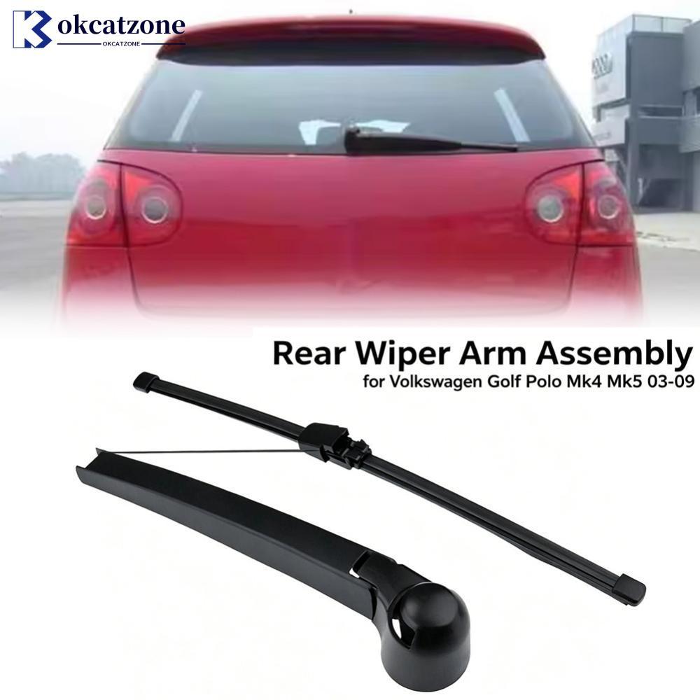 OKCATZONE รถด้านหลังกระจกเครื่องซักผ้า Wiper Arm ชุดสําหรับ VW Volkswagen Golf 4 5 Mk4 Mk5 03-09 Pas