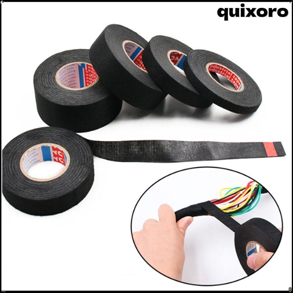 QUIXORO Wire Loom Tape, Cable Fixed Automotive Wire Harness Tape, Noise Dampening Heat-proof Insulat