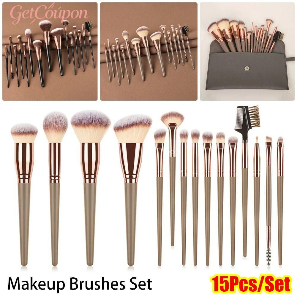 รับซื้อ 7/15ชิ้นชุดแปรงแต่งหน้า,ไฮไลท์คอนซีลเลอร์คาบูกิเครื่องมือความงามหญิง,ทนทานนุ่มปุยมูลนิธิผมสังเคราะห์อายแชโดว์อาย