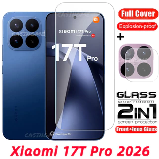 Xiaomi 17T 17TPro 2026 กระจกนิรภัย Flim สําหรับ Xiaomi 17T 17T 17 T T17 17TPro Xiaomi17T Pro Ultra 4G 5G ด้านหน้าฟิล์มกลับเลนส์กระจกกลับกล้องเลนส์ป้องกันหน้าจอ