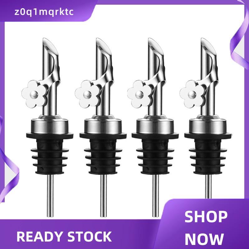 z0q1mqrktc 4 ชิ้น Olive Oil Dispenser Spout Oil Pour Spouts Wine Stopper เปลี่ยนรั่วออกแบบขวด Pourer