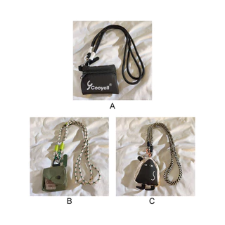 Phone Lanyard with Pouch Crossbody Rotating Strap Shockproof Dust Proof for Mobile Easy Install