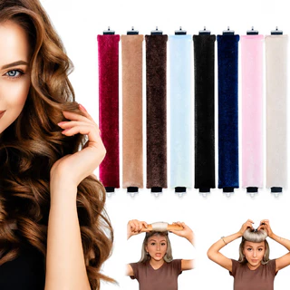 เครื่องมือดัดผม Heatless Curling Rod Heatless ผม Curlers แถบคาดศีรษะไม ่ Lazy Hair Curlers ไม่มีความร้อนผม