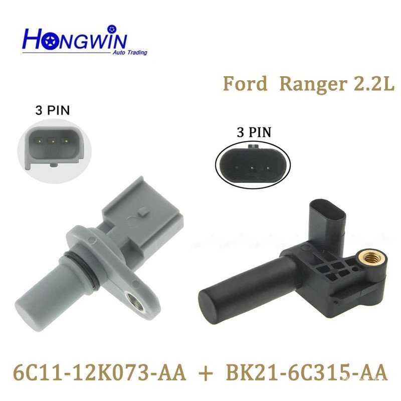 เพลาข้อเหวี่ยง Camshaft ตําแหน่งเซนเซอร์ชุดสําหรับ Ford Ranger 6C1112K073AC BK22-6C315-AA BK22-6C315