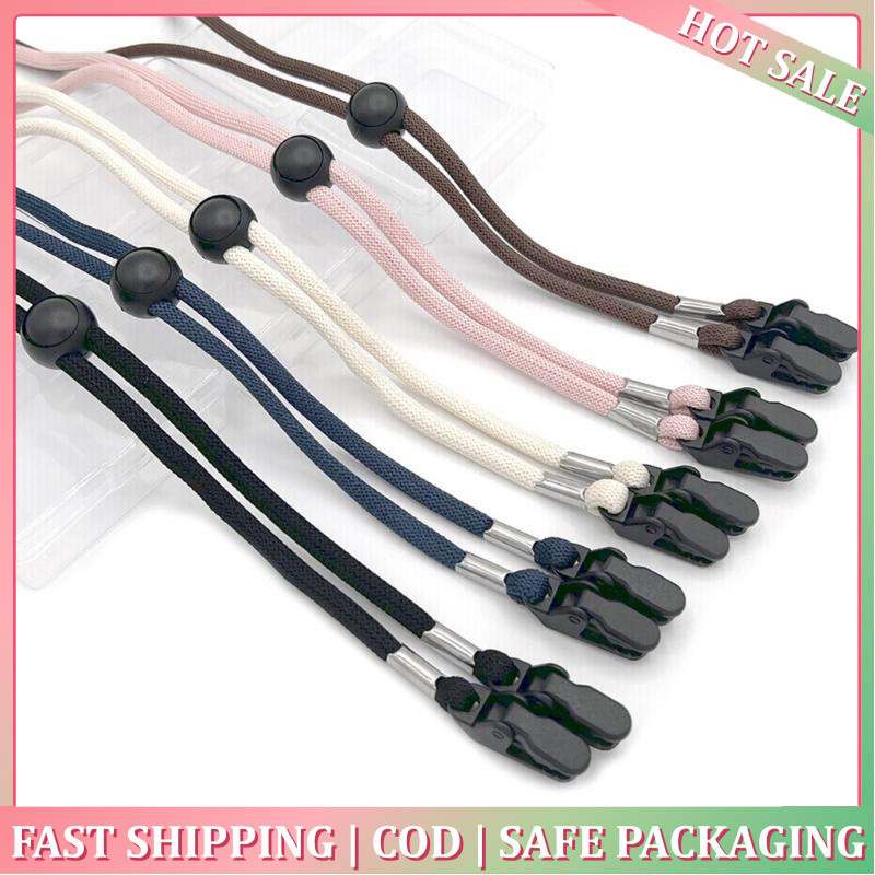 สายรัดคางหมวกป้องกันการสูญหาย, เชือกเส้นเล็กที่ใส่หมวกกันลม 3 ชิ้นพร้อมคลิป, วัสดุโพลีเอสเตอร์ที่ทนทาน, เหมาะกับสไตล์หมวกส่วนใหญ่, เหมาะสําหรับเดินป่า, วิ่ง, และใช้ในชีวิตประจําวัน<เอ็กซ์เจ>