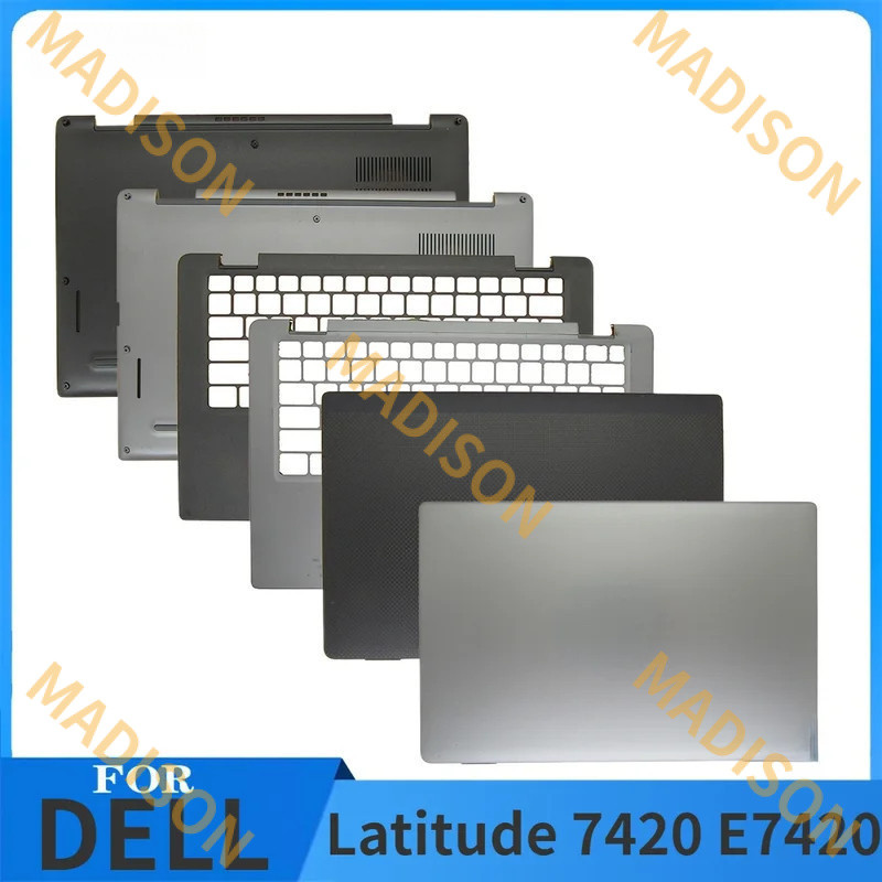 เปลือกแล็ปท็อปสําหรับ DELL Latitude 7420 E7420 แล็ปท็อปปกหลัง LCD ฝาครอบด้านบน Palmrest ฐานด้านล่างด