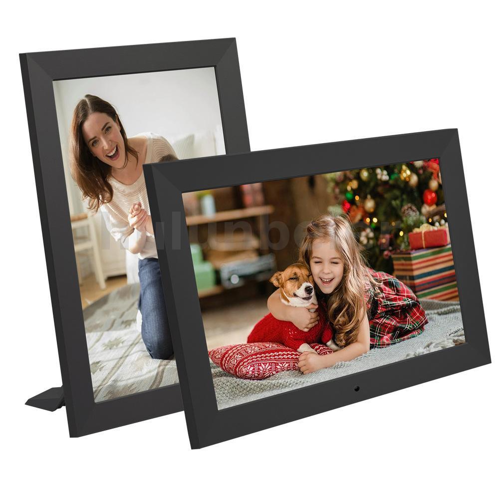 1003L 10 "IPS กรอบรูปดิจิตอล 1280x800 HD Photo Video Player รีโมทคอนโทรลปฏิทินนาฬิกา Plug-and-Play S