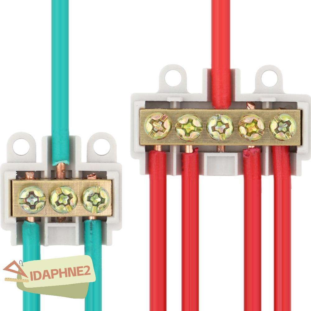 IDAPHNE2 T-type สายไฟ Universal Splitter สายไฟสายไฟกล่องแยกล็อค Quick Crimp Block