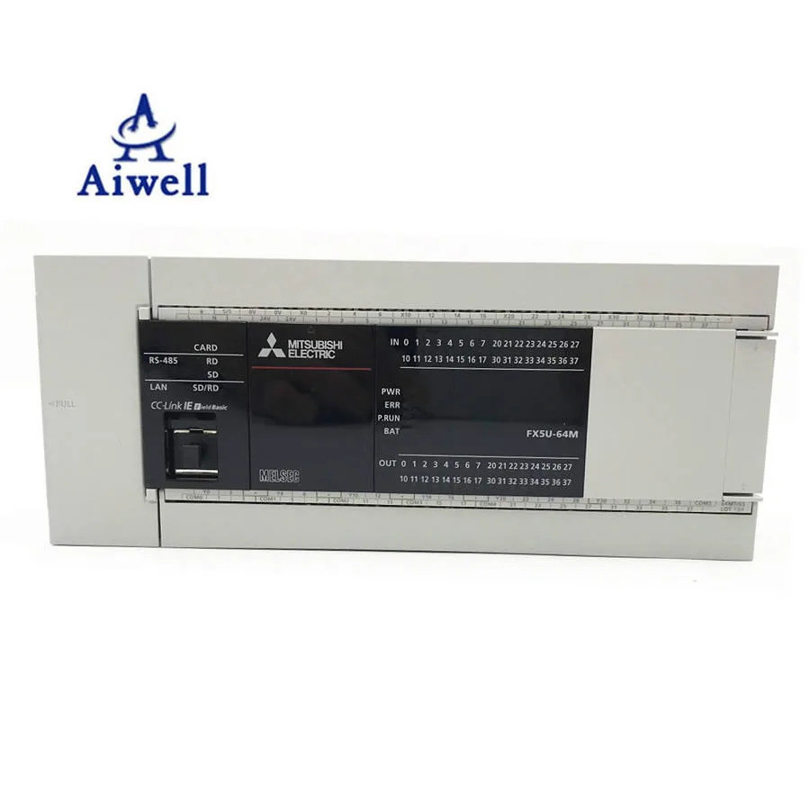 JIUya ใหม่ Original Mitsubishi FX5U PLC ราคา FX5U64MTES FX5U-64MT/ES
