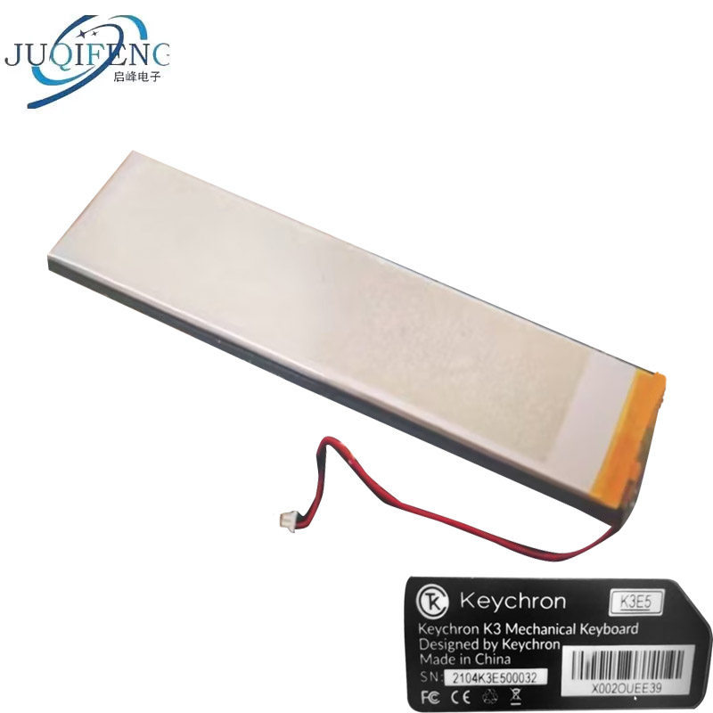 เหมาะสําหรับ keychron k3/k3d3/K3A2/K8/K3A3 แบตเตอรี่คีย์บอร์ดแบตเตอรี่ใหม่เอี่ยม