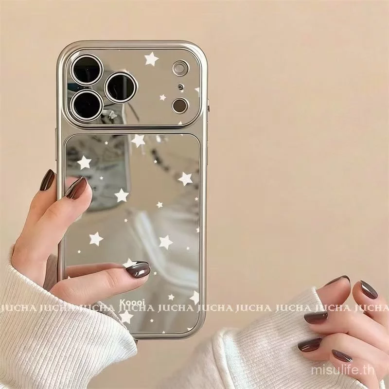 Mirror Phone Case Instant Switch to stars Mirror Case เข้ากันได้กับ Samsung S26 25 24 PLUS ULTRA S series m33