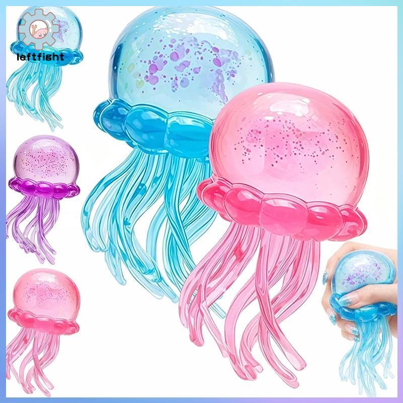 ซ้าย Nee Doh Jelly Hops Octopus Fidget ของเล่นกันน้ํา Soft Sensory ของเล่นความเครียดบรรเทาสําหรับเด็กโต๊ะใช้ GHT