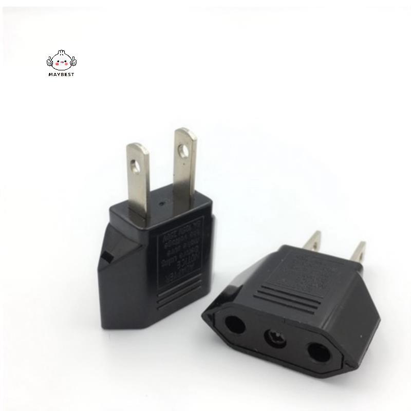 {maybest} EU Euro Euro Euro Europe to US USA Power Ja Wall Plug Converter Travel Adapter Adaptor {TH