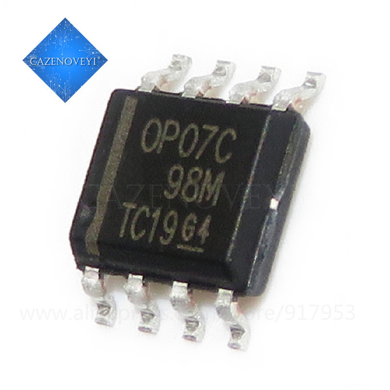 10 ชิ้น OP07CDR OP07C OP07 SOP-8 ชิปเดิมใหม่